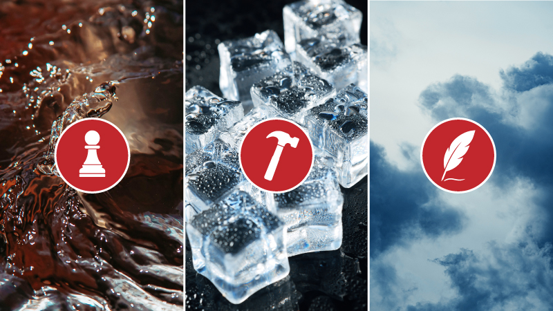 Les trois états du jeu