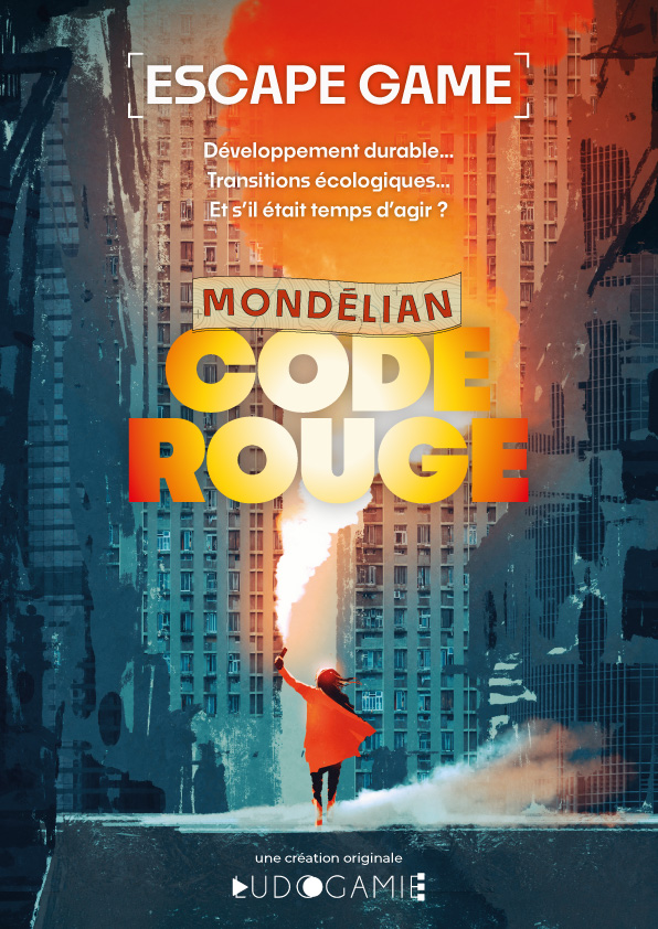 Mondélian : Code Rouge, un escape game géant conçu par Ludogamie autour du développement durable.